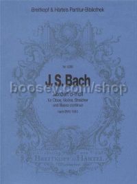 Concerto in D minor (Reconstruction) - oboe, violin & strings (score)