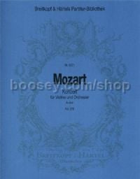 Violin Concerto No. 5 in A major, K. 219 (score)