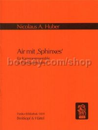 Air mit Sphinxes - chamber ensemble (study score)