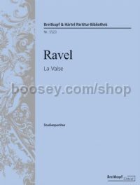 La valse - orchestra (study score)