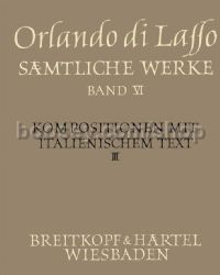 Compositions with Italian text III - choir