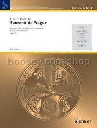 Souvenir de Prague op. 24 - 2 flutes & piano