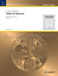 Valse di bravura op. 33 - 2 flutes & piano