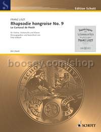 Rhapsodie hongroise No. 9 - violin, cello & piano (score & parts)
