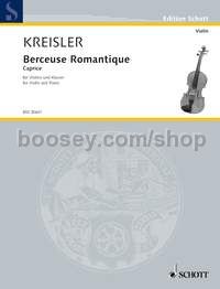 Berceuse Romantique op. 9 - violin & piano