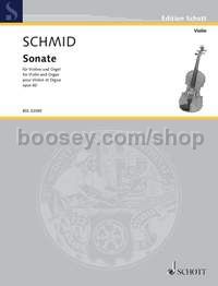 Sonata op. 60 - violin & organ