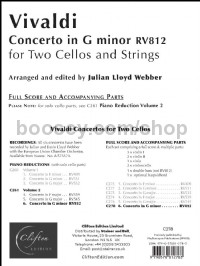 Concerto In G Minor Rv 812 (Score & Parts)