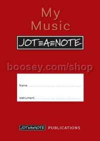 My Music Jot=a=note Red