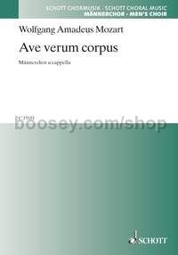 Ave verum corpus KV 618 (choral score)
