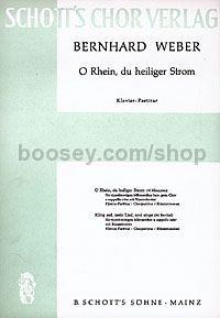 O Rhein, du heiliger Strom - men's choir (TTBB) or mixed choir (SATTBB) with piano