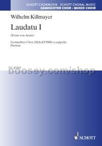 Laudatu I - mixed choir (SSAATTBB); instruments ad lib.