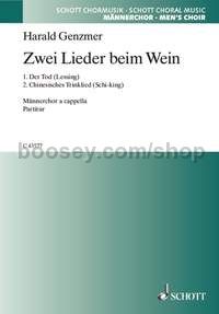 2 Lieder beim Wein GeWV 58, No. 1 (choral score)