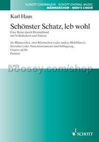Schönster Schatz, leb wohl - men's choir (TTBB) & small orchestra or accordion orchestra (score)