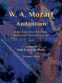 Andantino Arr Green Flute & Harp (or Piano)