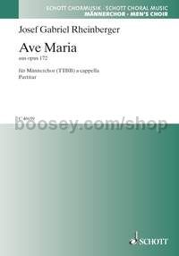 Ave Maria op. 172 (choral score)