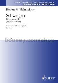 Begegnung, No. 7 (choral score)