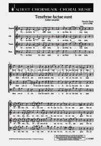 Tenebrae factae sunt (choral score)