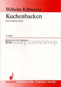 Kuchenbacken - speaking chorus & percussion (score)