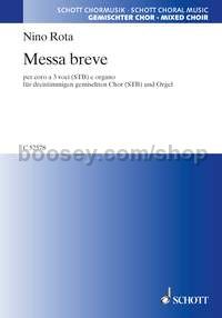 Messa breve - mixed choir (STB) & organ (score)