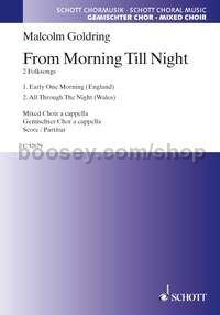 From Morning Till Night (SATB choral score)