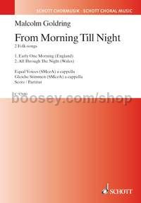 From Morning Till Night (SMA choral score)