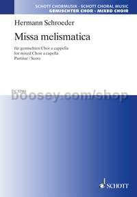 Missa melismatica (choral score)