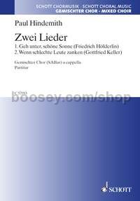 2 Lieder (choral score)