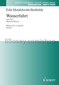 Wasserfahrt op. 50/4 (choral score)