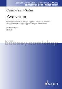 Ave verum (vocal score)