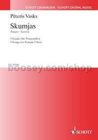 Skumjas (choral score)