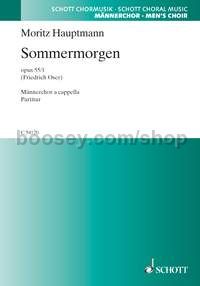 Sommermorgen op. 55/1 (choral score)