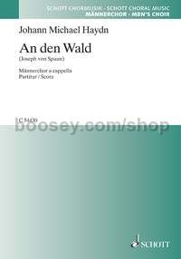 An den Wald (choral score)