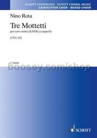 3 Motets (choral score)
