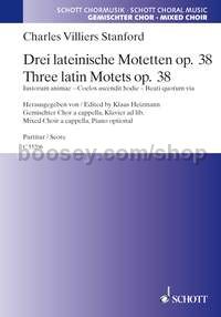 3 Latin Motets op. 38 (choral score)
