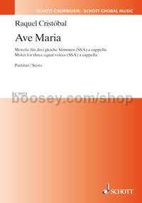 Ave Maria (choral score)