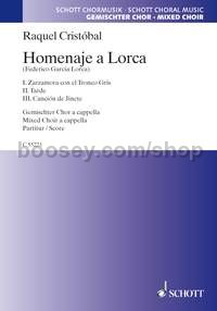 Homenaje a Lorca (choral score)