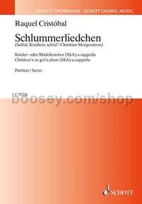 Schlummerliedchen (choral score)