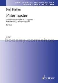 Pater noster (choral score)