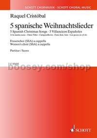 5 Spanish Christmas Songs (choral score)