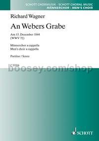 An Webers Grabe WWV 72 (choral score)