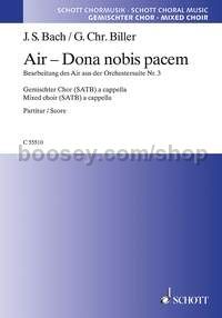 Air - Dona nobis pacem (choral score)