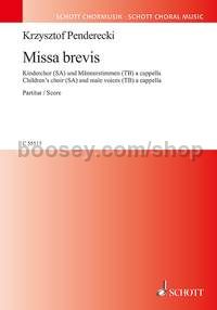 Missa brevis (choral score)