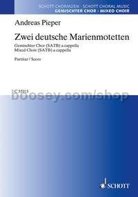 2 deutsche Marienmotetten (choral score)