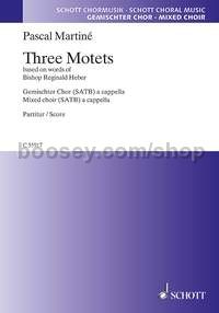 3 Motets (choral score)