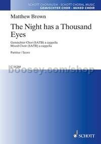 The Night has a Thousand Eyes (choral score)