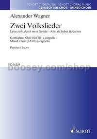 Zwei Volklieder for mixed choir (SATB) a cappella