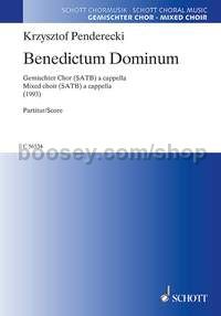 Benedictus (choral score)
