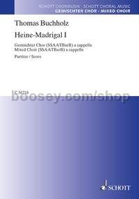 Heine-Madrigal I - mixed choir (SSAATBarB) a cappella