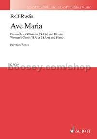 Ave Maria - female choir & piano