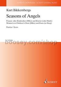 Seasons of Angels - female choir (SMez) and piano (or harp) (choral score)